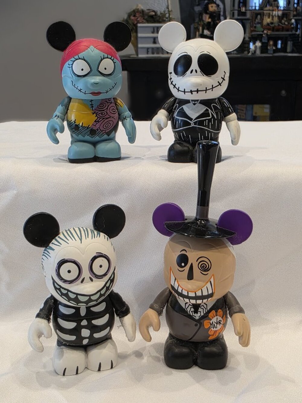 Disney Vinylmation 3" Figures Bundle Nightmare Before Christmas Lot